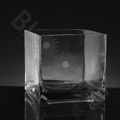 Medium Square Glass Vase (6