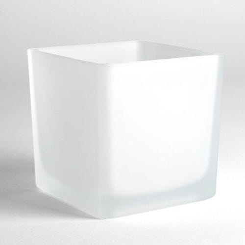 4 Inch X 4 Inch X 4 Inch Frosted Square
